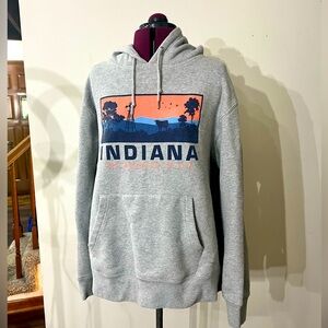 Grey Indiana hoodie xl
